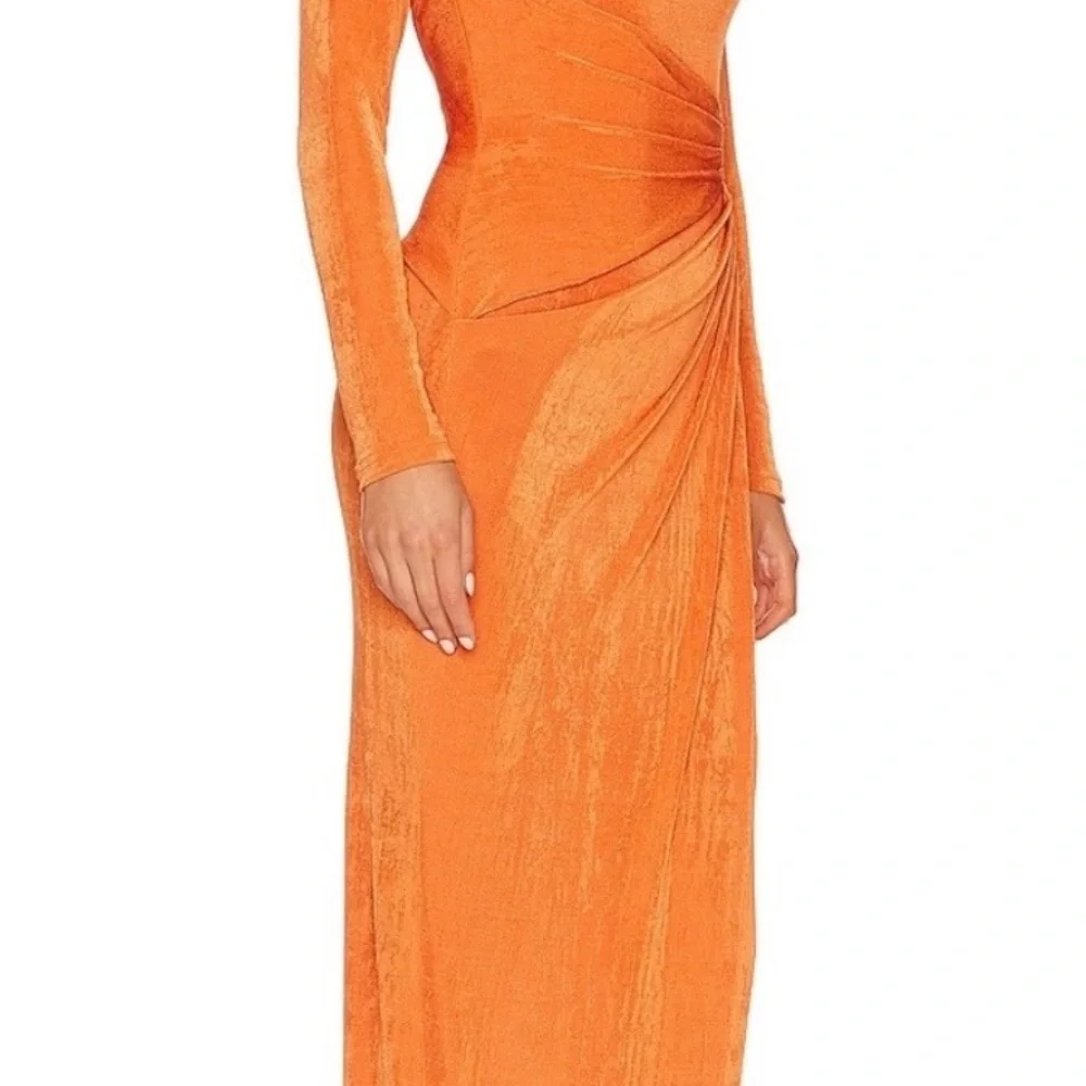 Significant Other Gold Cutout Dress - Picture 3 of 8